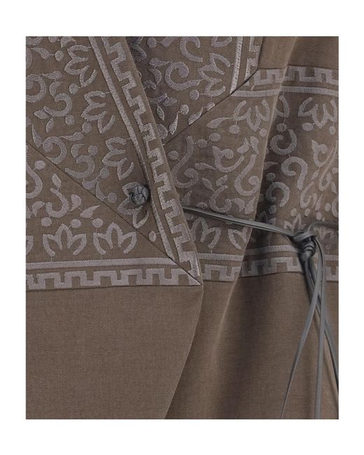 Giorgio Armani Brown V-Neck Vest