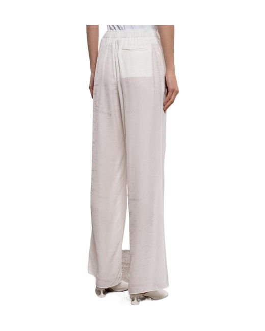 MM6 by Maison Margiela Gray Elastic Waist Casual Pants