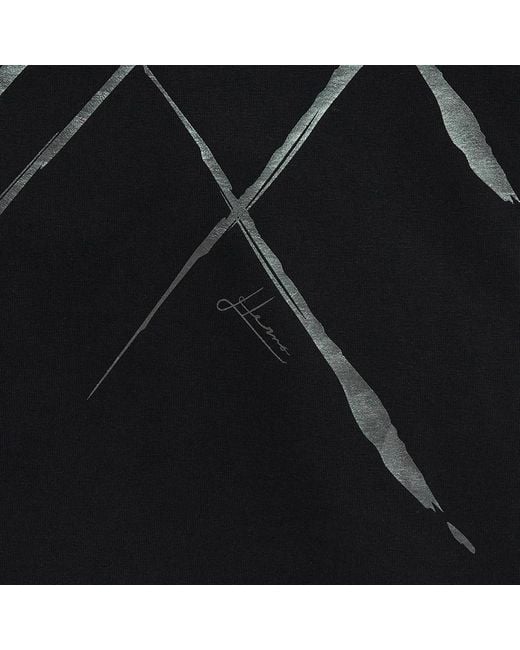 Herno Black Abstract-Print T-Shirt