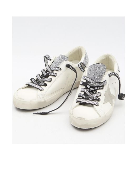 Golden Goose Deluxe Brand Multicolor Super-Star Lace-Up Sneakers