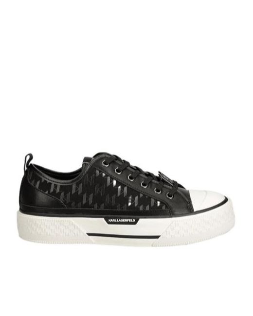Karl Lagerfeld Black Kampus Max Sneakers for men