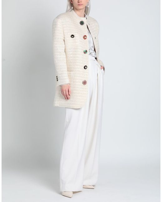 Dolce & Gabbana White Full-Length Jacket