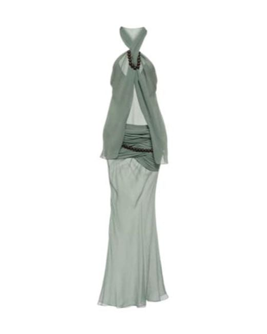Christopher Esber Green Sleeveless Dress