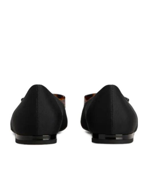 Roger Vivier Black Pointed Toe Flat Shoes