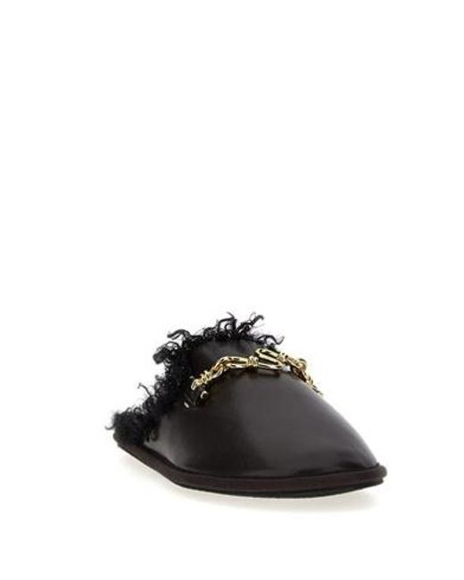 Stella McCartney Black Ryder Backless Slip-On Shoes