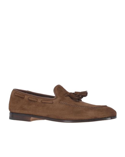 Church's Brown Tassel-Detailed Slip-On Loafers for men