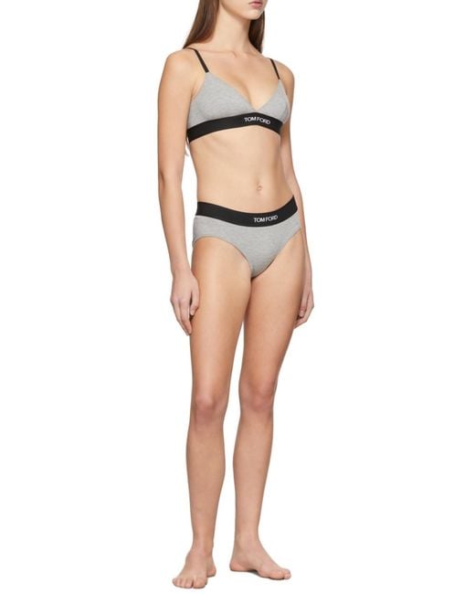 Tom Ford Gray Signature Bra