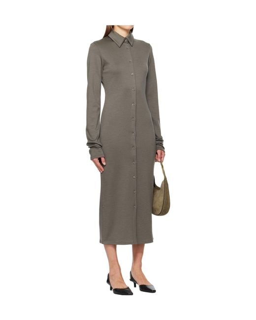 Rier Gray Polar Midi Dress