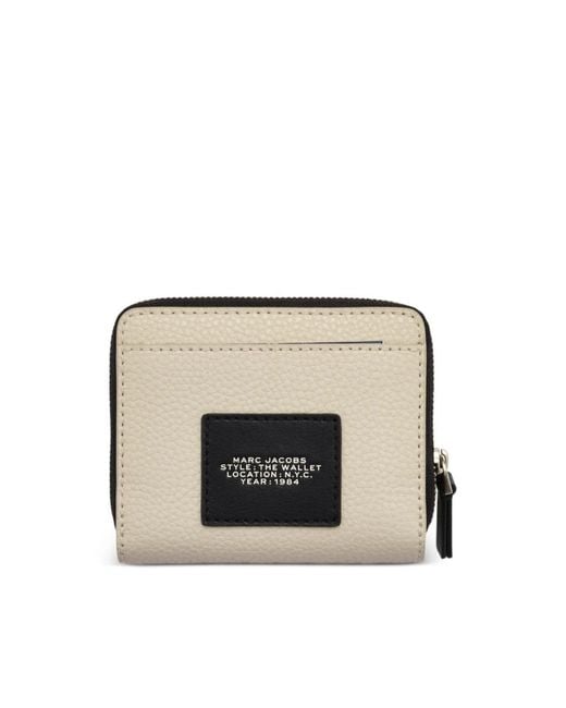 Marc Jacobs White Camp Patchwork Compact Wallet