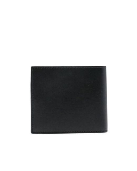 Ferragamo Black Ferragamo Logo Printed Bi-Fold Wallet