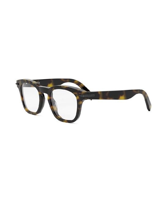 Dior White Eyewear Square-Frame Glasses for men
