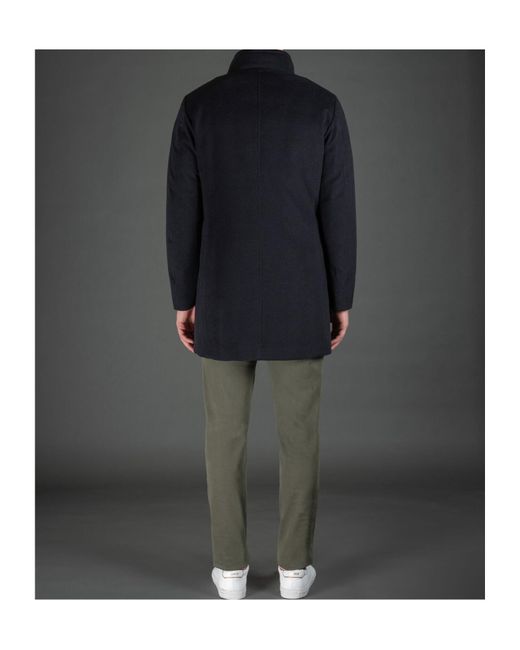 Moorer Blue Bond Fur Cs Coat for men