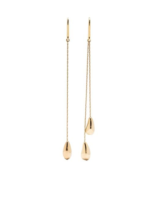 Isabel Marant Metallic Isabel Maran Shiny Day Asymmetric Drop Earrings
