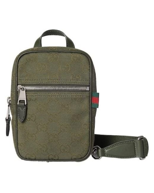 Gucci Green Gg Mini Slingbag for men