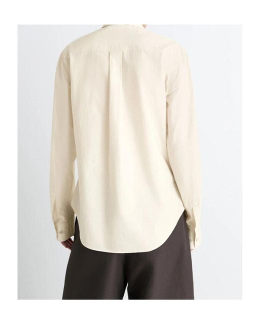Lemaire Natural Button-Down Long-Sleeve Shirt