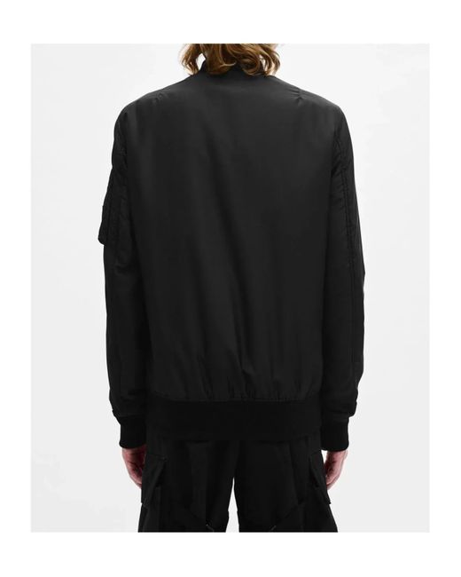 Ann Demeulemeester Black Dries Bomber Jacket for men