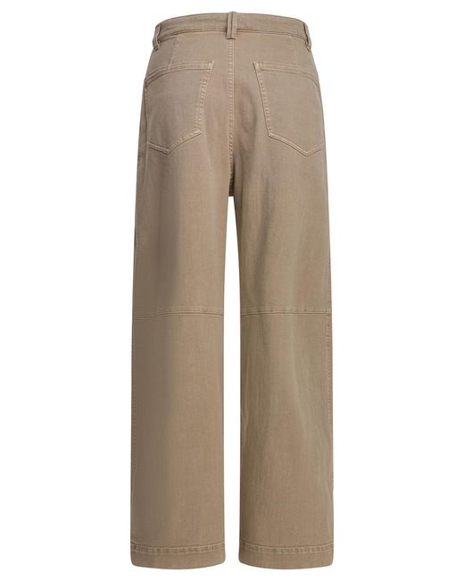 Brunello Cucinelli Natural Buttoned Jeans