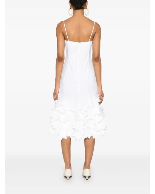 Jonathan Simkhai White Bella Midi Dress