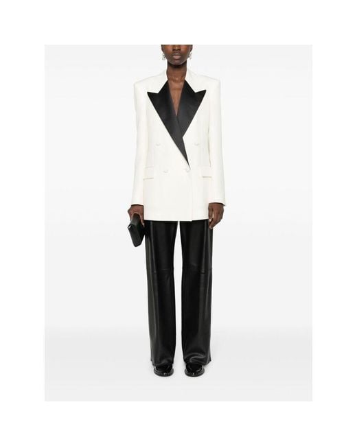 Stella McCartney White Long Sleeved Suit Jacket