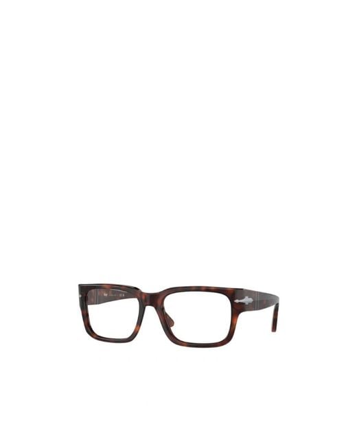 Persol White Rectangle-Frame Glasses for men