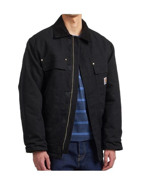 Carhartt Black Long-Sleeved Collared Jacket for men