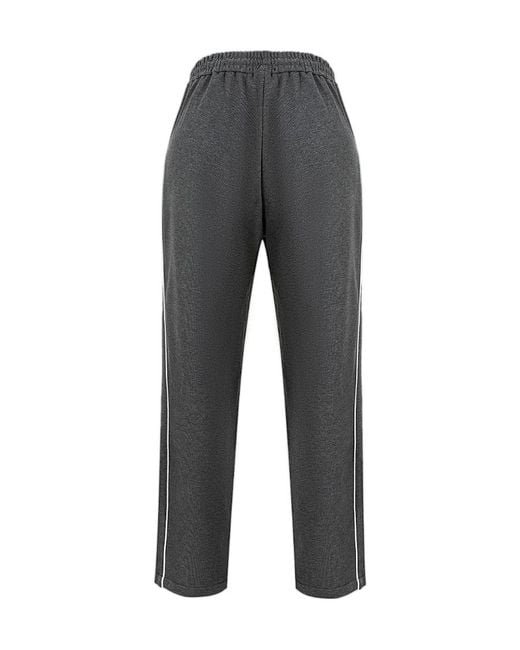 CHARLIE LUCIANO Gray Dark Logo Sweatpants for men