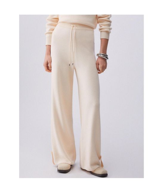 Liu Jo White Drawstring-Waistband Track Pants