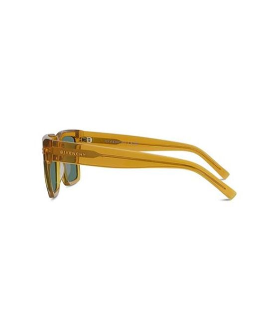 Givenchy Green Eyewear Gvday Square Frame Sunglasses for men