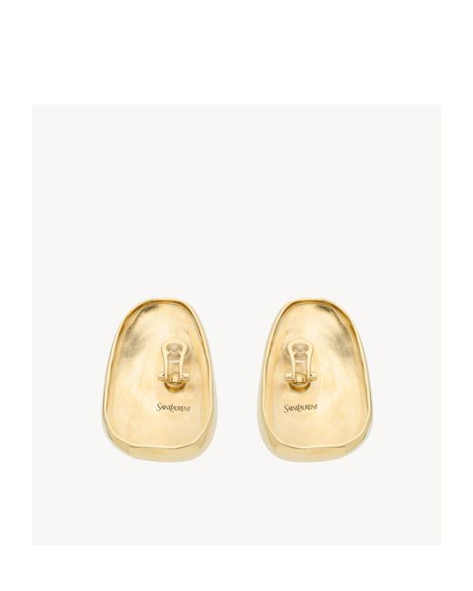 Saint Laurent Multicolor Cabochon Earrings
