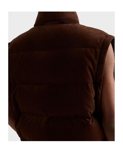 Prada Brown Triangle-Logo Button-Up Jacket for men