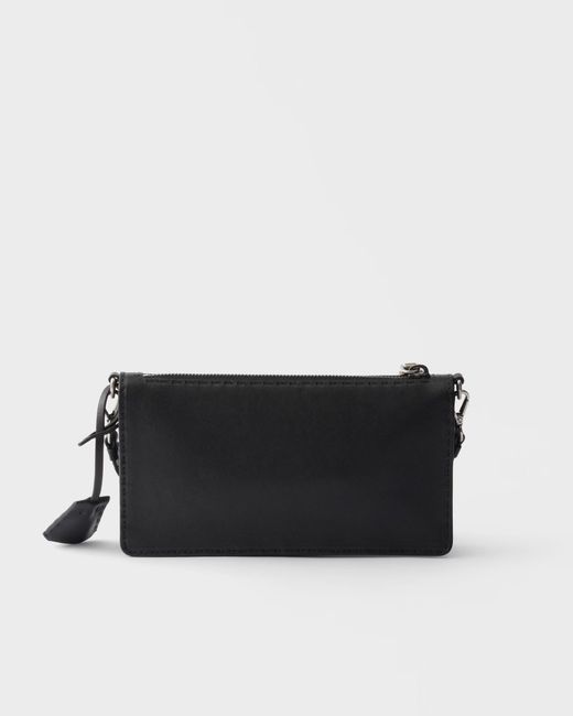 Prada Black Zipper Clutch for men