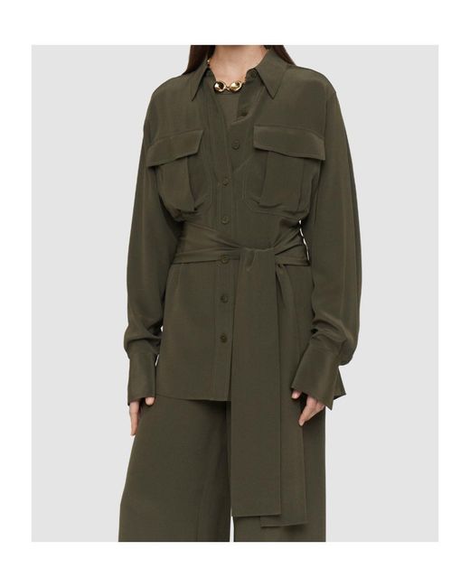 Joseph Green Yas Crepe De Soie Silk Shirt