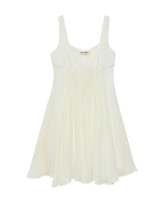 J.W. Anderson White Babydoll Dress
