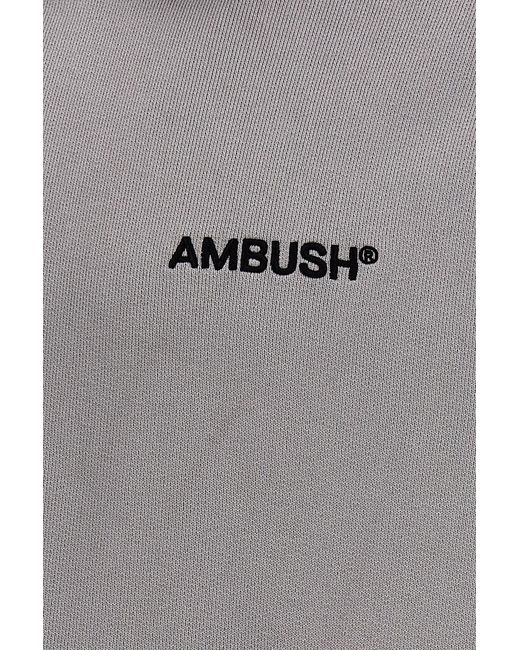 Ambush Gray 'Multicord' Hoodie for men