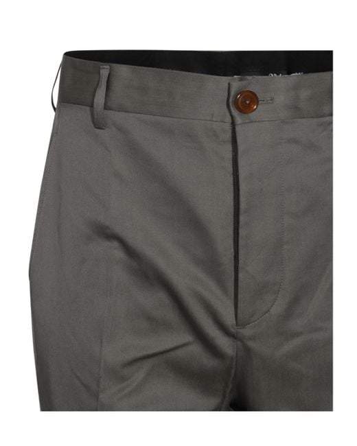 Vivienne Westwood Gray Tailored Trousers for men