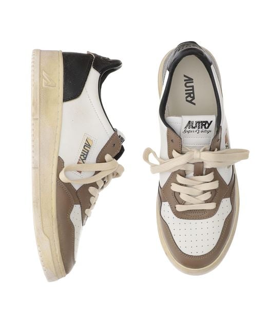 Autry Multicolor Round-Toe Sneakers for men