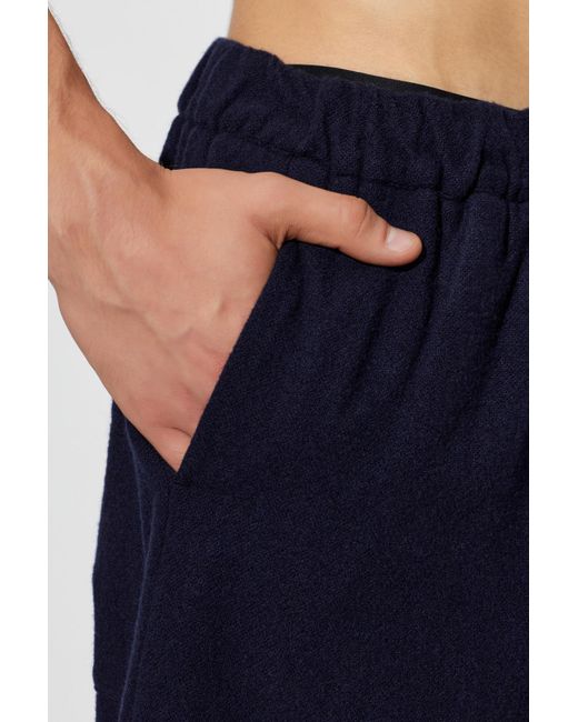 DARKPARK Blue Drawstring Casual Pants for men