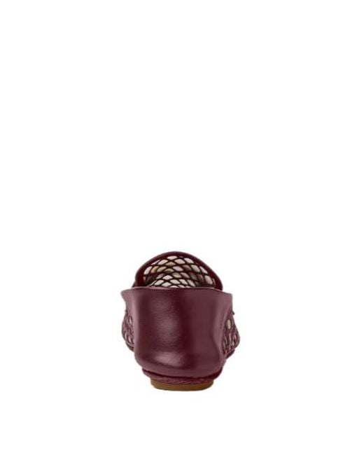 Fendi Brown Baguette Burgundy Leather Loafers