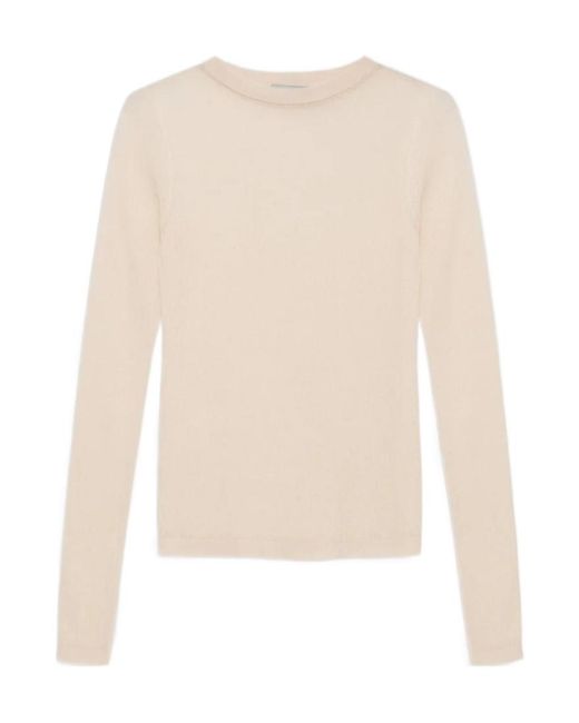 Anine Bing White Long-Sleeved Knitwear