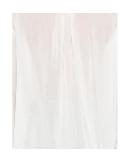 Forte_forte White Semi-Sheer Shirt