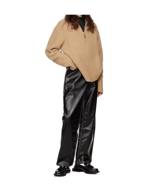 Eytys Black Belt Loops Slacks for men