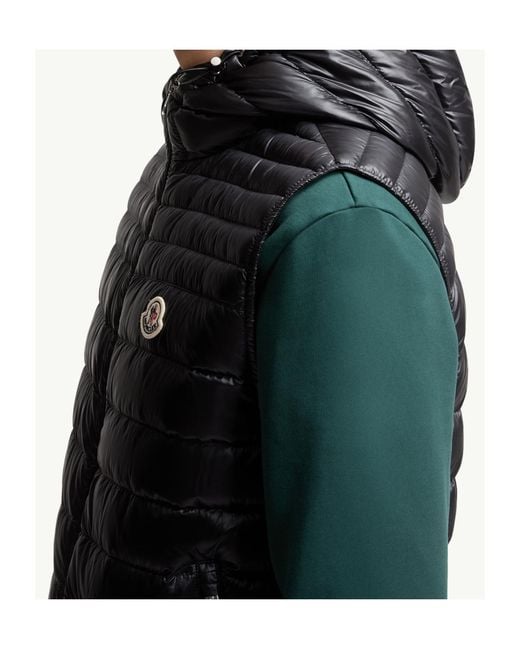 Moncler Black Orant Padded Gilet for men