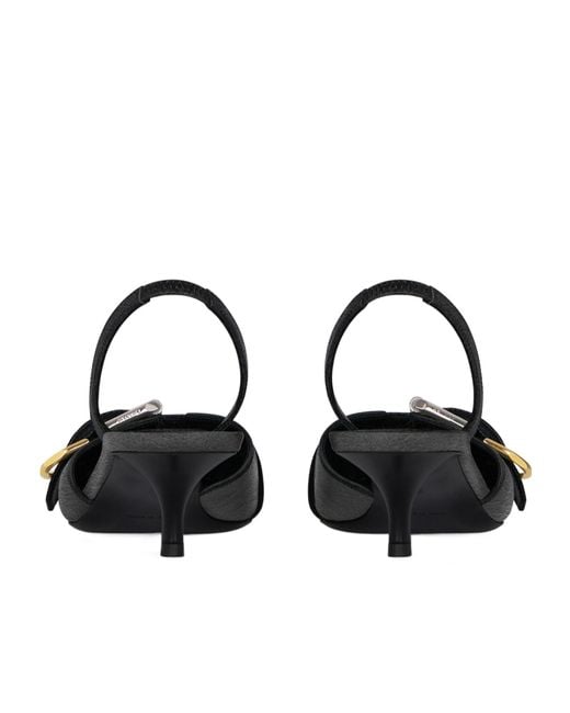 Givenchy Black Voyou Slingback Pumps