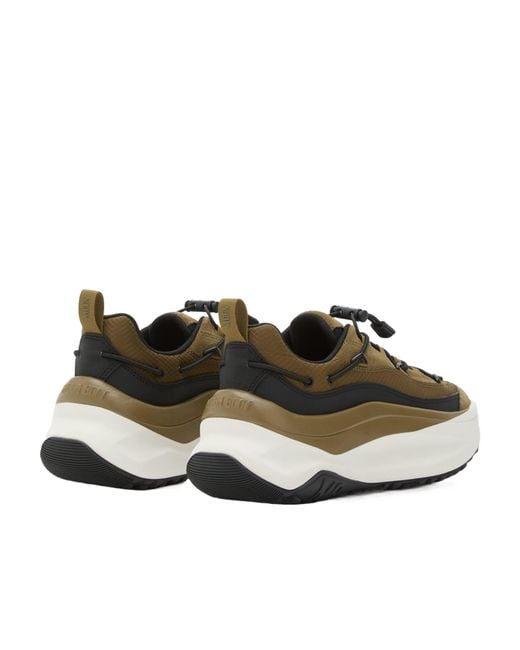 Moon Boot Green Suede And Polyester Sneakers for men