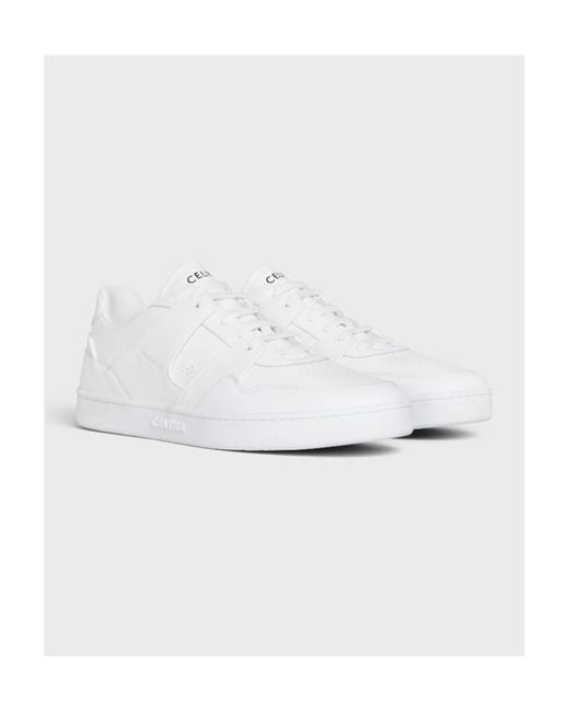 Céline White Ct-04 Low Lace-Up Sneaker for men