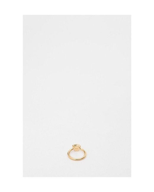 Versace Metallic Medusa Ring