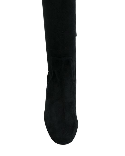Ferragamo Black Razzoli Knee Boots
