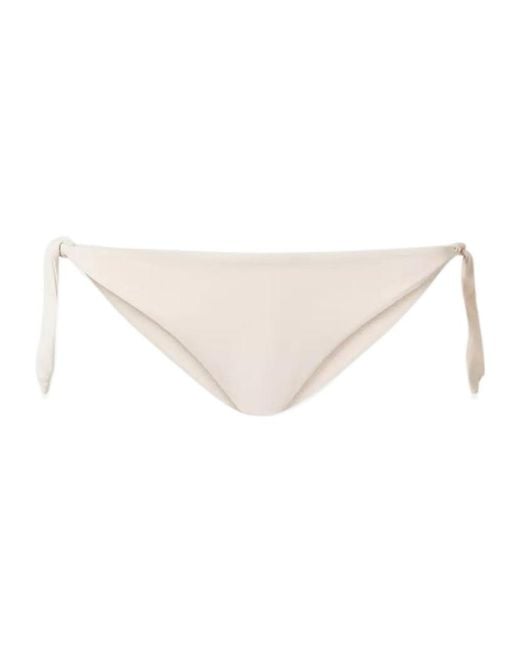 Twinset White Tie-Fastening Bikini Bottoms