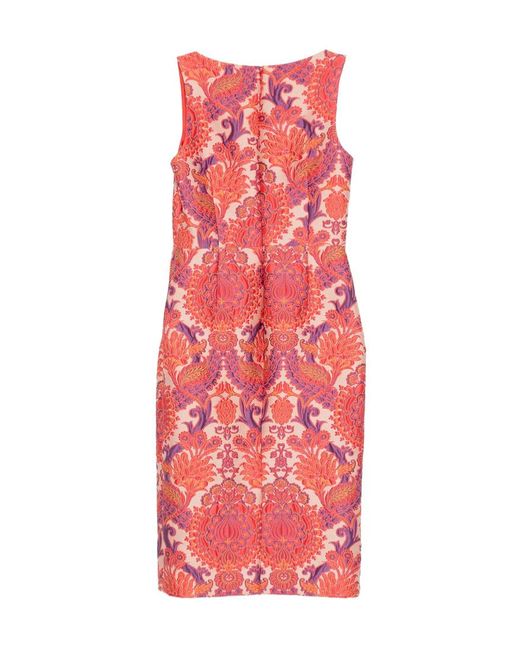Etro Red Zipper Dress