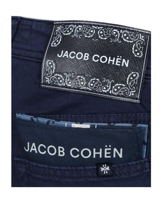 Jacob Cohen Blue Belt Loop Jeans for men